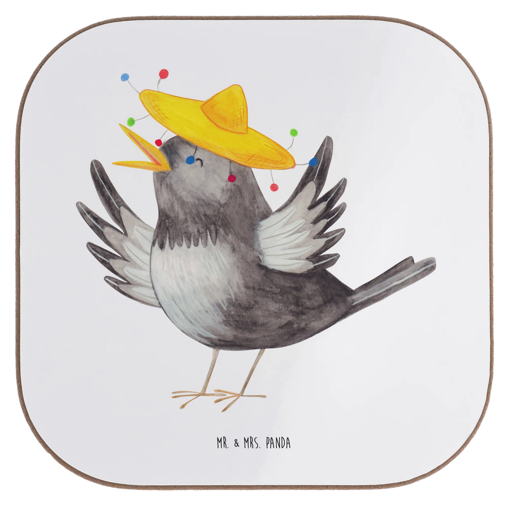 Untersetzer Rabe Sombrero Untersetzer Holz, Getränkeuntersetzer, Untersetzer für Gläser, Glasuntersetzer, Holzuntersetzer, Tassen Untersetzer, Untersetzer Design, Untersetzer, Untersetzer Gläser, Bierdeckel, Korkuntersetzer, Untersetzer aus Holz, Tiermotive, Gute Laune, lustige Sprüche, Tiere, froh, Motivation, Elster, glücklich sein, Rabe, Spruch positiv, Vögel, Vogel, Glück Spruch, fröhlich sein