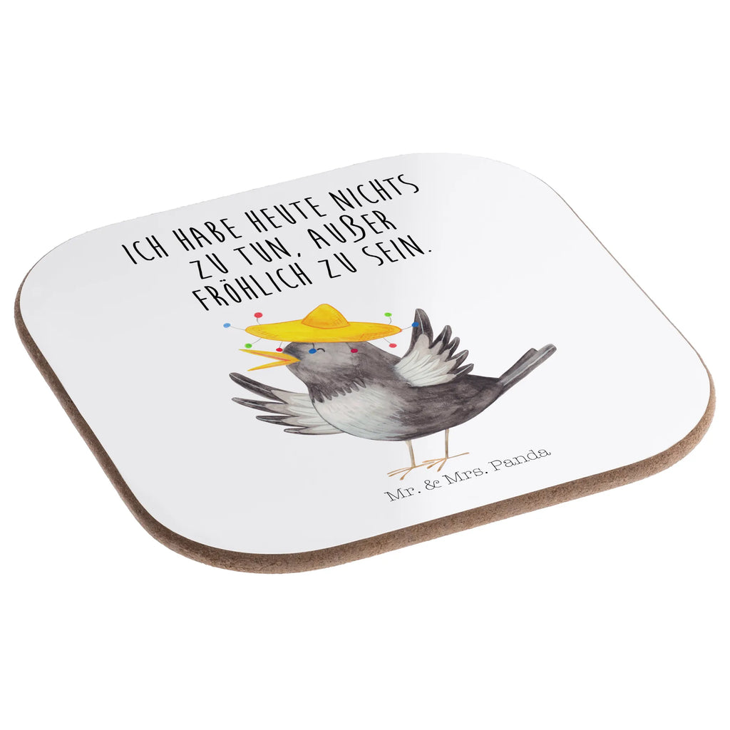 Untersetzer Rabe Sombrero Untersetzer Holz, Getränkeuntersetzer, Untersetzer für Gläser, Glasuntersetzer, Holzuntersetzer, Tassen Untersetzer, Untersetzer Design, Untersetzer, Untersetzer Gläser, Bierdeckel, Korkuntersetzer, Untersetzer aus Holz, Tiermotive, Gute Laune, lustige Sprüche, Tiere, froh, Motivation, Elster, glücklich sein, Rabe, Spruch positiv, Vögel, Vogel, Glück Spruch, fröhlich sein