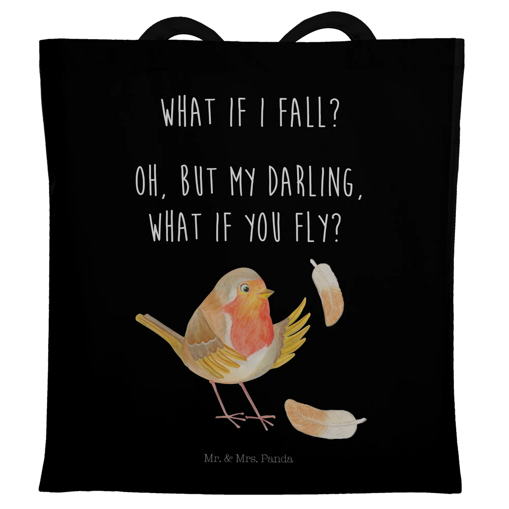 Tote bag robin feathers