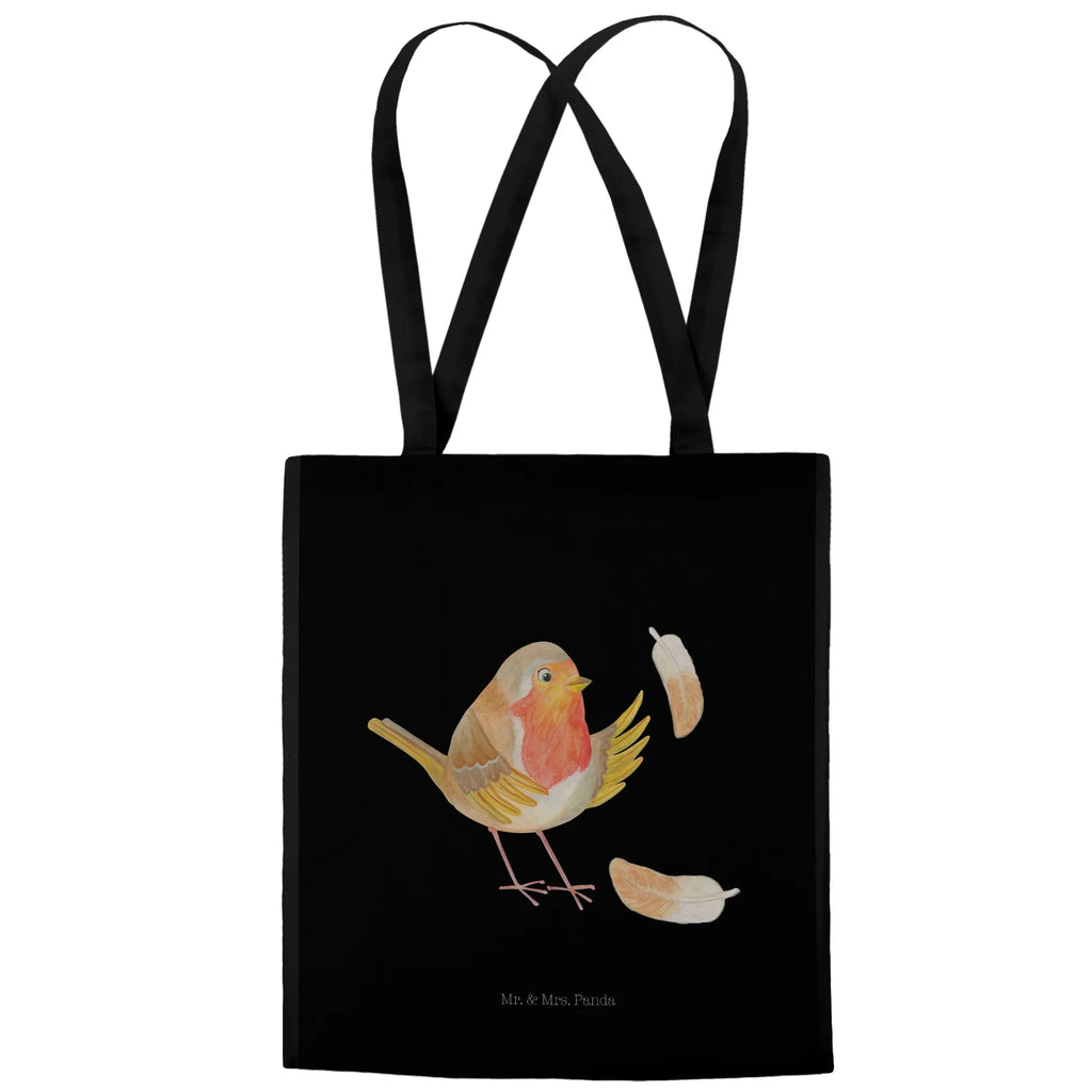 Tote bag robin feathers