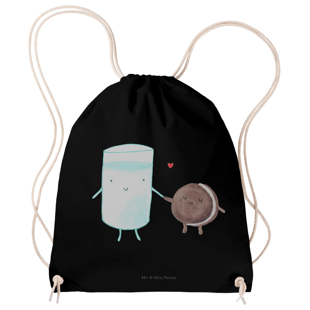 Drawstring bag milk biscuit jute bag, carrier bag, sports bag, bag, gym bag, hipster, small animals, cute, funny, cute animal motives, hand drawn, small world, funny sayings, good mood, happy, gifts, gift ideas, special gifts, animal lover, card, cookies, perfect couple, motif sweet, coffee, cookie, romantic, invitation breakfast, Milk, milk, biscuit