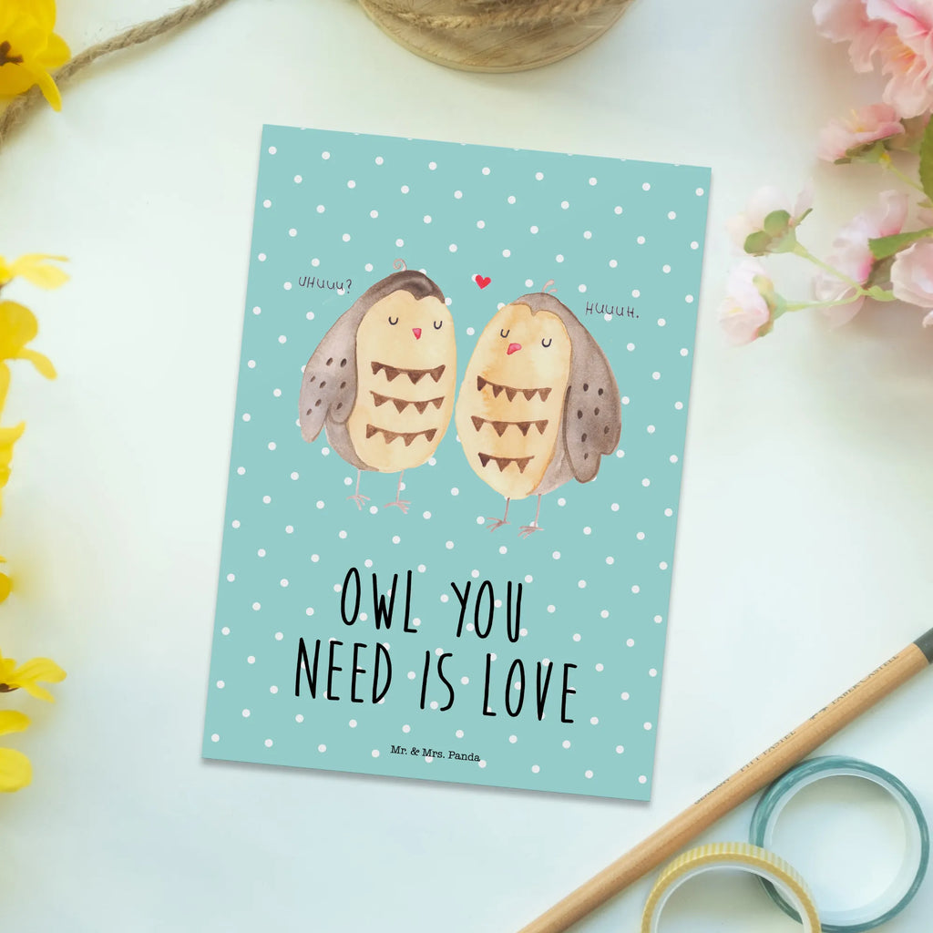 Postkarte Eulen Liebe Geschenkkarte, Dankeskarte, Grußkarte, Einladungskarten Geburtstag, Einladung, Ansichtskarten, Karte, Geburtstagskarte, Postkarte, Einladung Geburtstag, Ansichtskarte, Einladungskarte, Eule, Eule Deko, Hochzeit Spruch, Liebe Spruch, Liebe, Wortspiel lustig, Freund, Freundin Geschenk, Owl, All you need is love