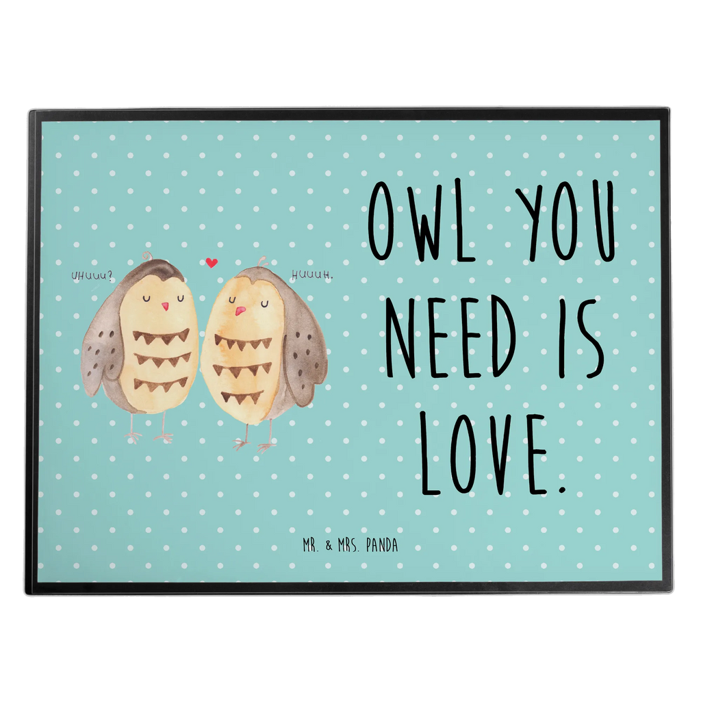 Schreibtischunterlage Eulen Liebe Schreibtischunterlage Groß, Schreibunterlage, Bürobedarf, Büroartikel, Schreibwaren, Schreibtisch Unterlagen, Schreibtischauflage, Eule, Wortspiel lustig, Owl, Hochzeit Spruch, Eule Deko, Liebe Spruch, All you need is love, Freund, Freundin Geschenk, Liebe