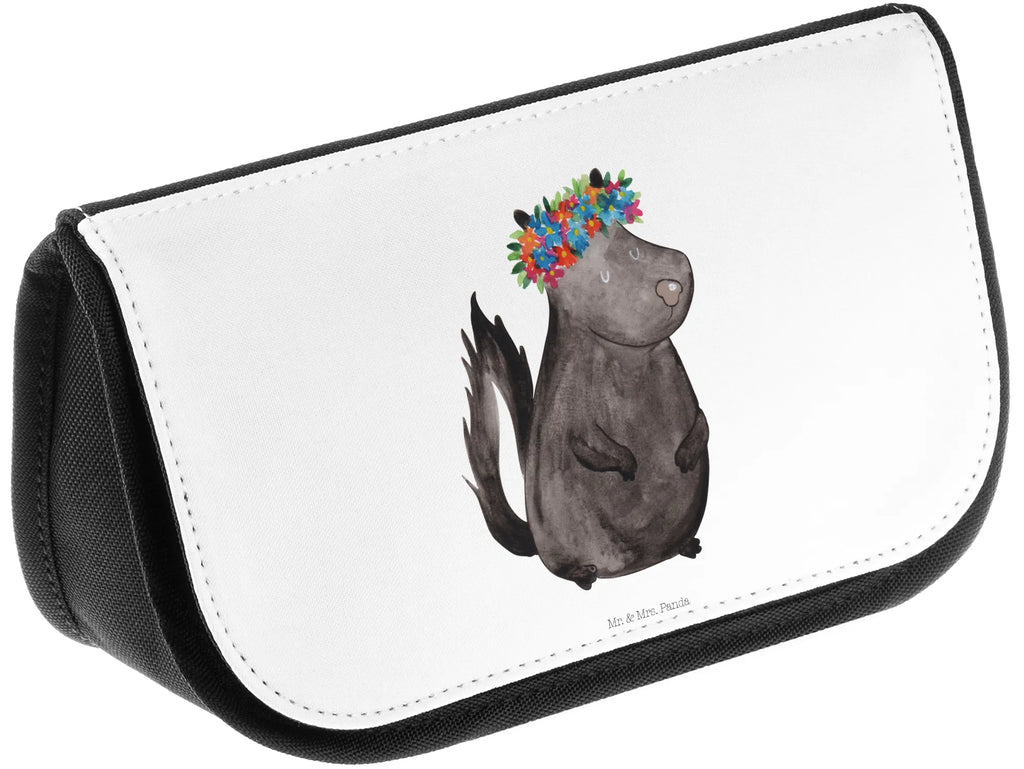 Kosmetiktasche Stinktier Mädchen reise kosmetiktasche, Kulturbeutel, Schminktäschchen, reiseschminktasche, Kosmetiktasche, Waschtasche, utensilientasche, Beautybag, Reisenecessaires, Necessaire, Waschbeutel, toilettenbeutel, kleines Täschchen, kosmetiktäschchen, beauty case, Beauty Bag, Toilettentasche, Organizer Tasche, kosmetik beutel, Schminkbeutel, Make-Up Bag, kulturtäschchen, Schminktasche, Kulturtasche, bad tasche, zubehörtasche, hygiene tasche, beauty tasche, Skunk, Stinktier, Stinker, Yoga, Namaste, Wildtier, Stinki, Raubtier