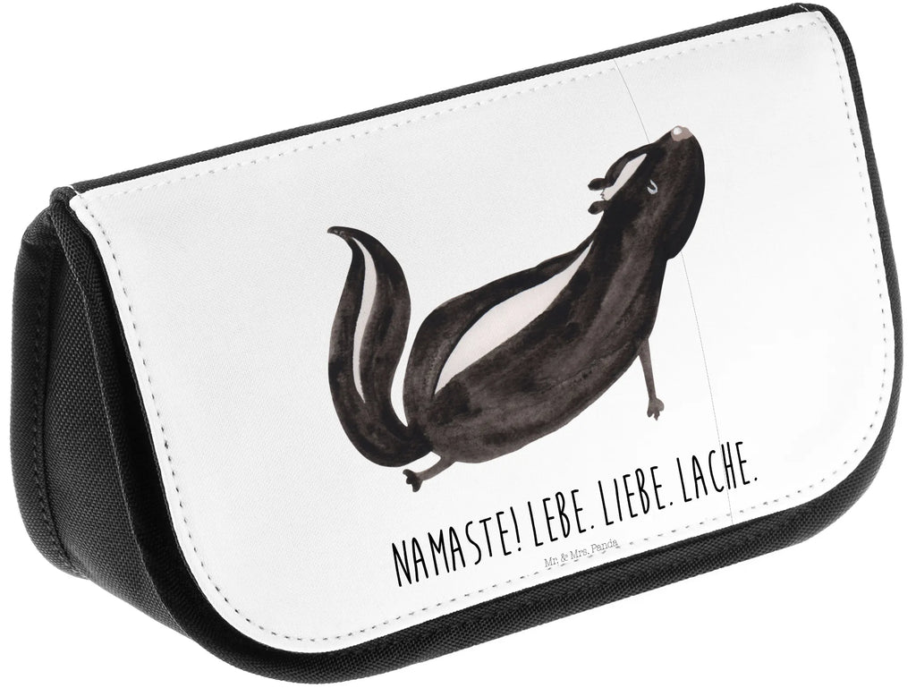 Cosmetics bag skunk yoga Wallet, Cosmetic bag, Toilet bag, Make-up bag, Cosmetics, Sludge bag, Bag, Mudflap case, Skunk, Love, Live, Predator, Namaste, Stinker, Stinky, Laugh, Wild animal, Yoga