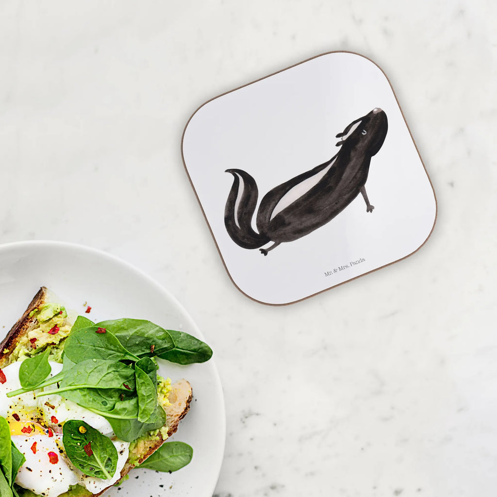 Square coaster skunk yoga Untersetzer für Gläser, Untersetzer Gläser, Korkuntersetzer, Bierdeckel, Untersetzer aus Holz, Glasuntersetzer, Tassen Untersetzer, Getränkeuntersetzer, Holzuntersetzer, Untersetzer Design, Untersetzer, Untersetzer Holz, Stinktier, Skunk, Yoga, Stinker, Stinki, Liebe, Raubtier, Wildtier, Lache, Namaste, Lebe