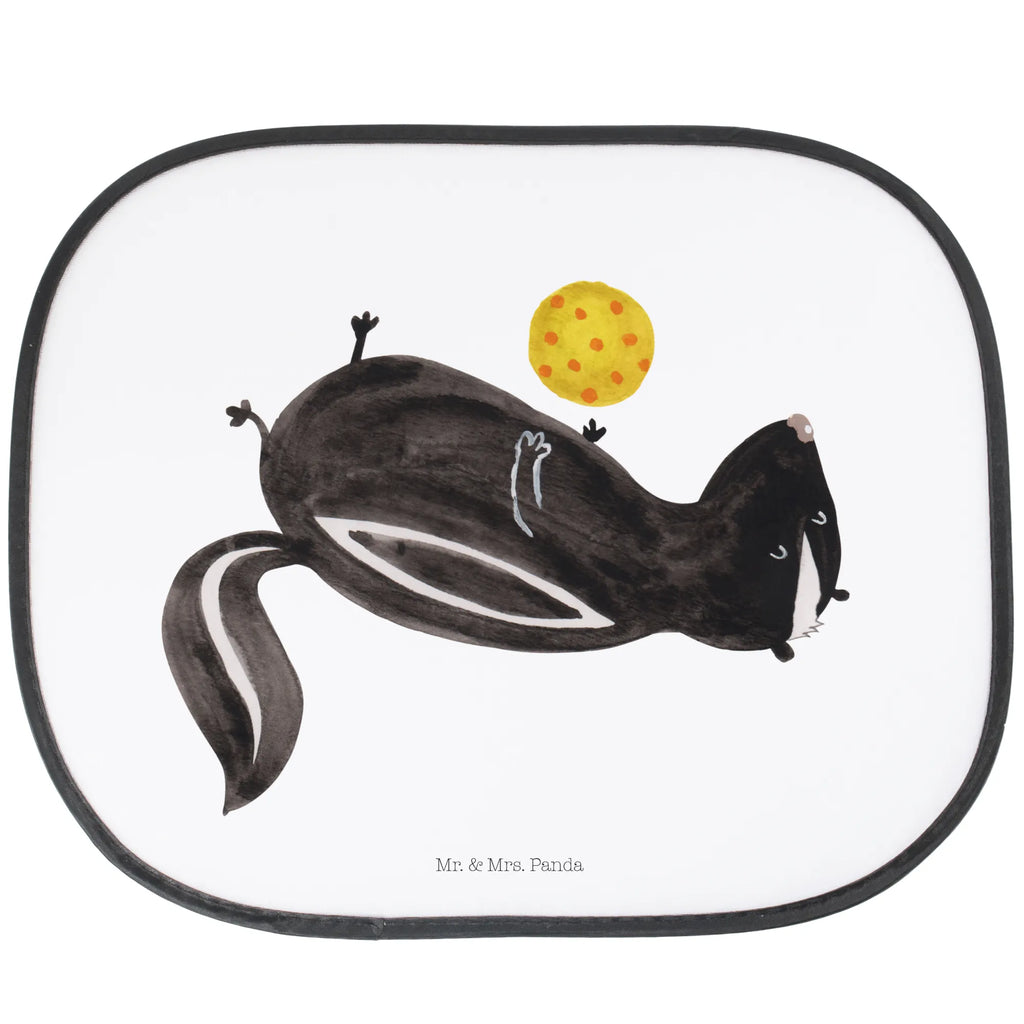 Car sun shade skunk ball windows, car, sun protection, children, family, back seat, sun visor, gift, Skunk, predator, stinker, stinky, playful, skunk, wild animal, wisdom