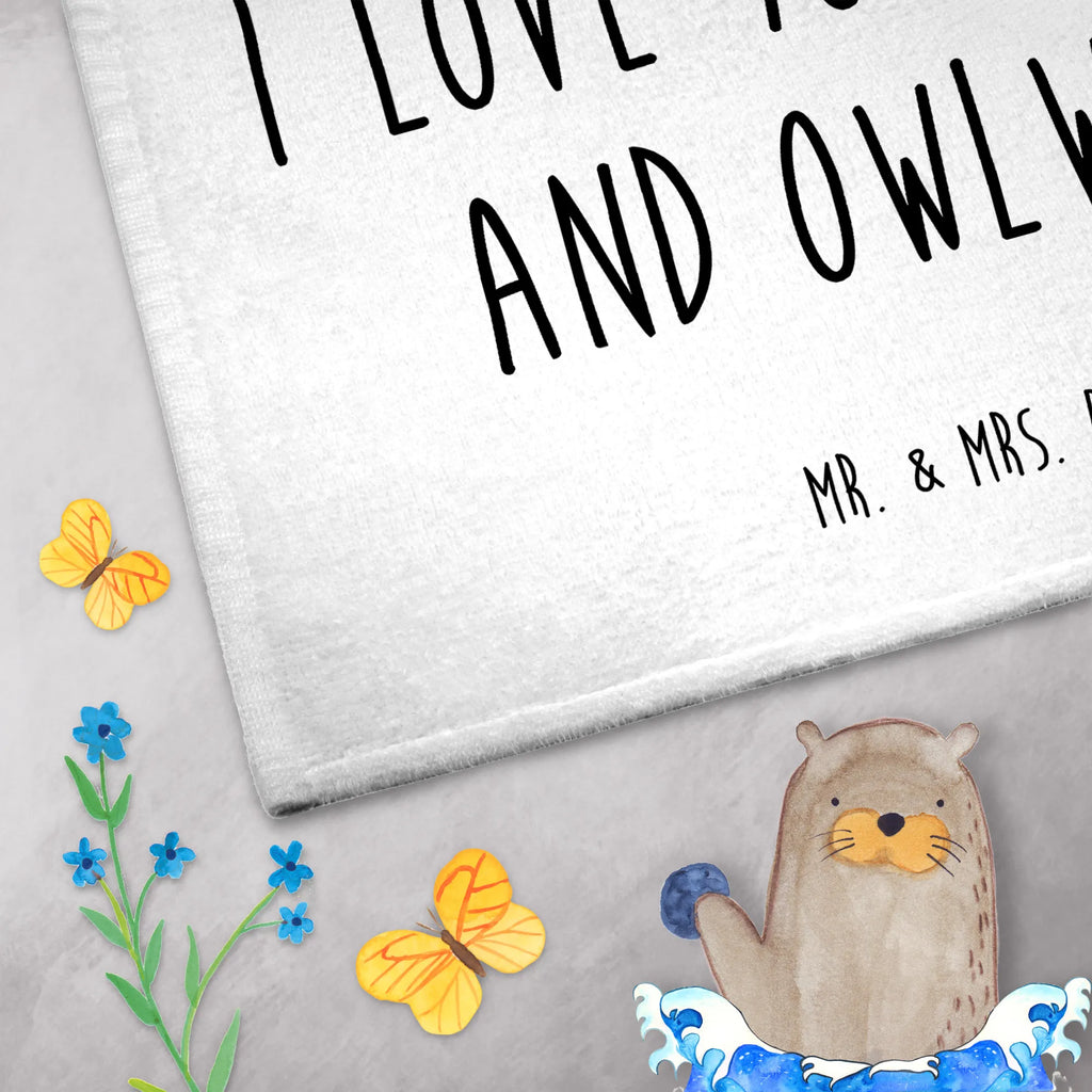 Hand towel Owl Satisfied towels, Towel, children, bath towel, big, bathroom, baby, owl, forest animal, bird, nocturnal, gift ideas, birthday present, illustrated, funny, romantic gift, owl decor, Love saying, Owl saying, Pun funny, Owl deco, Wedding anniversary gift, Romantic, Owl, Saying beautiful