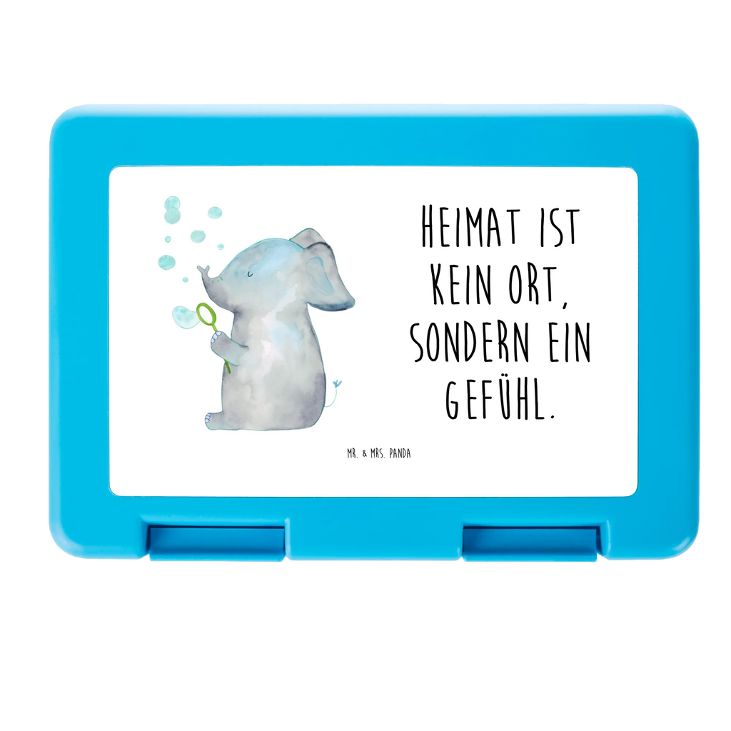 Pudełko na kanapki słoń bańki mydlane Brotbox, Snackbox, Lunch box, Butterbrotdose, Brotzeitbox, Tiermotive, Gute Laune, lustige Sprüche, Tiere, Elefant, Elefanten, Dickhäuter, Rüsseltier, Seifenblasen, Liebe, Heimat, Gefühl. Daheim, Liebesbeweis, Liebesspruch