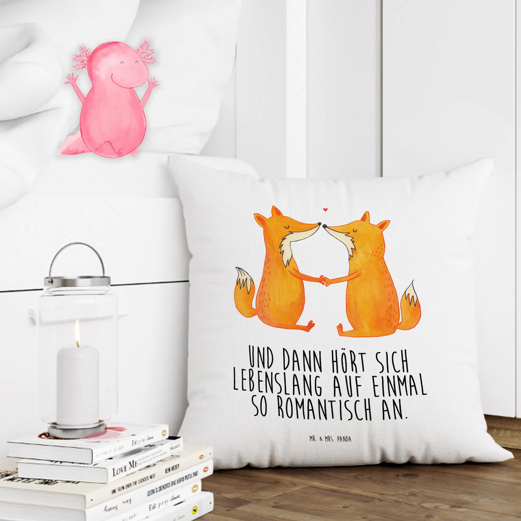 Cushion foxes Love pillow case, Pillow, bedroom, fluffy, 40x40, pillows, settee, couch, sofa, soft, cushion, 40 x 40, bed, pad, fox, foxes, forest wildlife, clever as a fox, animal lover, fiancée, lovers, couple, proof of love, husband, wife, love, girlfriend, partner, marriage, boyfriend
