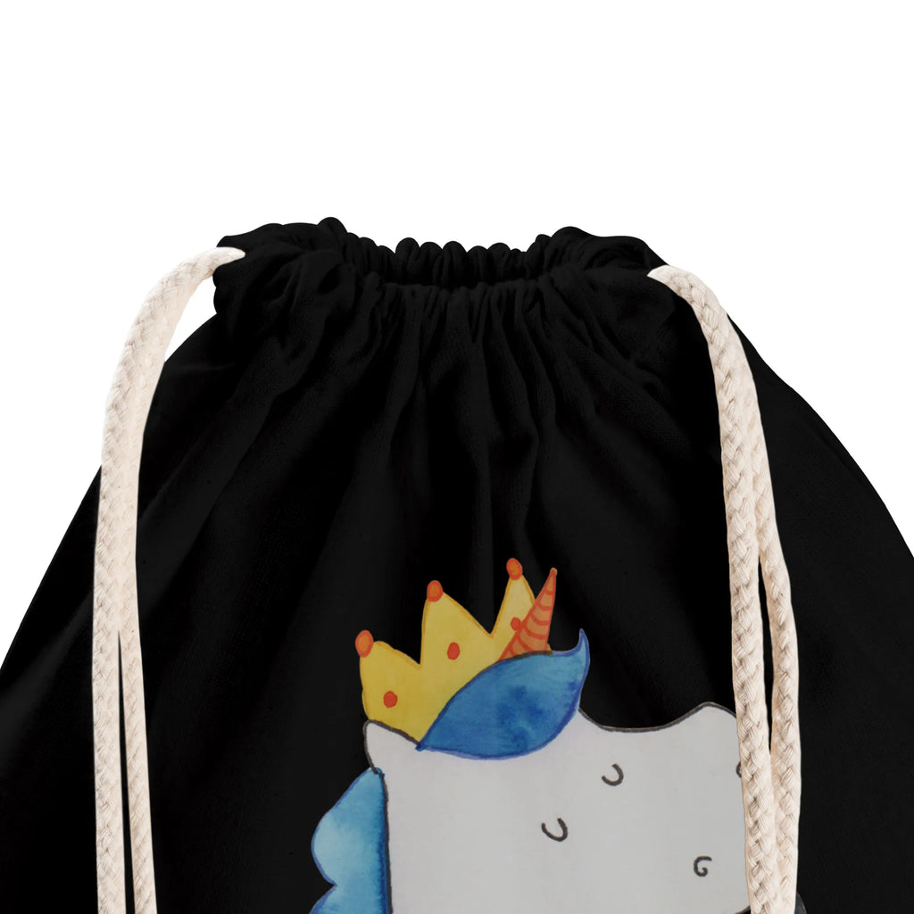 Drawstring bag unicorn king with sword jute bag, sports bag, carrier bag, bag, gym bag, hipster, unicorn, unicorns, Crown, gift boyfriend, sword, Chancellor, Prosecco, Unicorn, Ruler, Emperor, King, present boy, President, Princess