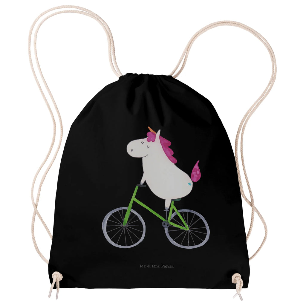 Drawstring bag unicorn cyclist jute bag, sports bag, bag, gym bag, carrier bag, hipster, unicorn, unicorns, confetti, bike, luxury problem, fairy dust, grief, present, wheel, love affliction, cycling, cyclist gift