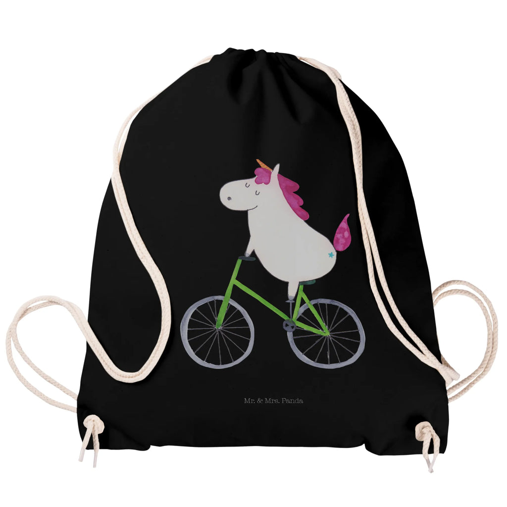 Drawstring bag unicorn cyclist jute bag, sports bag, bag, gym bag, carrier bag, hipster, unicorn, unicorns, confetti, bike, luxury problem, fairy dust, grief, present, wheel, love affliction, cycling, cyclist gift