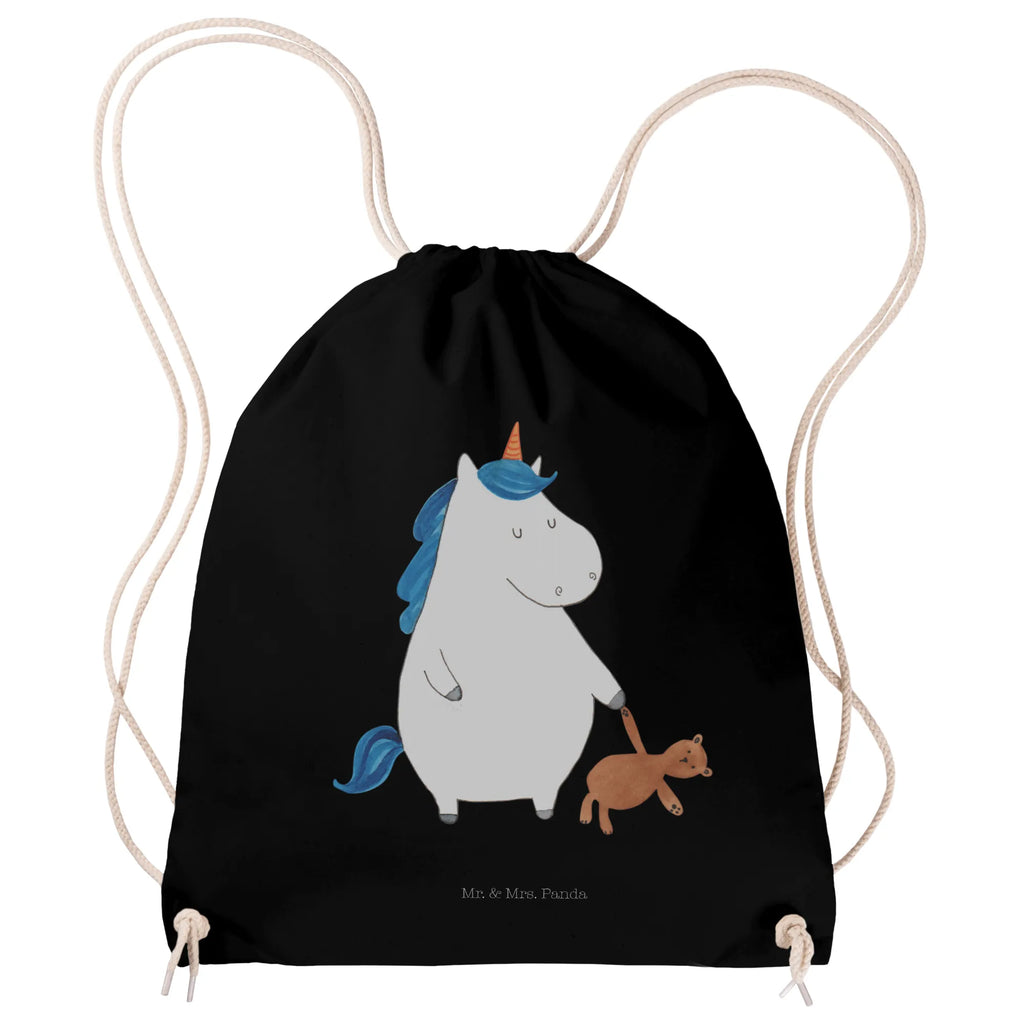 Drawstring bag unicorn teddy gym bag, sports bag, hipster, jute bag, bag, carrier bag, unicorn, unicorns, child present, sleep, bed, single life, child gift, Unicorn, single, dreaming, good night, girlfriend, sweet