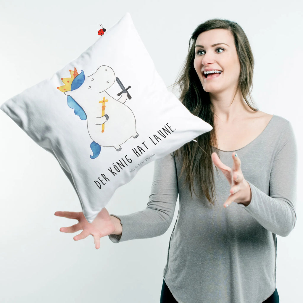 40x40 poduszka jednorożec Król z mieczem Jednorożec, jednorożce, dekoracje jednorożca, jednorożec