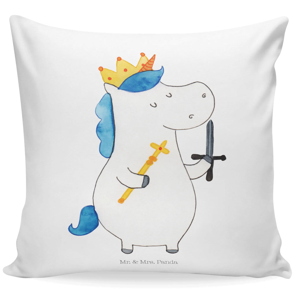 40x40 poduszka jednorożec Król z mieczem Jednorożec, jednorożce, dekoracje jednorożca, jednorożec