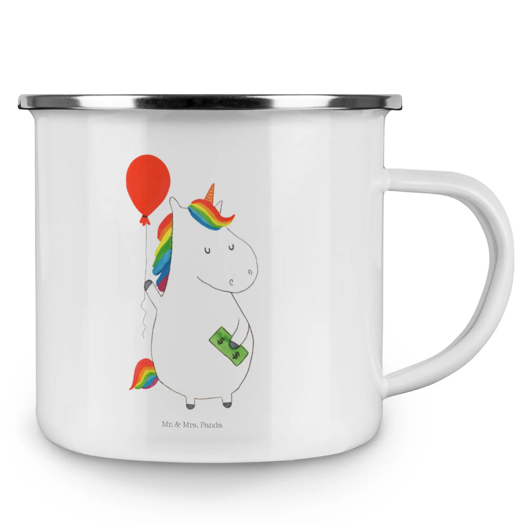 Kempingowy kubek emaliowany Jednorożec Balon Teetasse, wandertasse, reisetasse, Tasse Emaille, Metalltasse, Kaffeebecher, wanderbecher, Teebecher, Blechtasse, Campingtasse, Pott, becher emaille, Emailletasse, metallbecher, emaillebecher, Emaille Tasse, Becher, Reisebecher, blechbecher, Kaffeetasse, Trinkbecher, Emaille Becher, Tasse, Campingbecher, Unicorn, Einhorn, Einhörner, Einhorn Deko, Freundin, Geschenk, Freude, Geld, Lebenslust, Luftballon