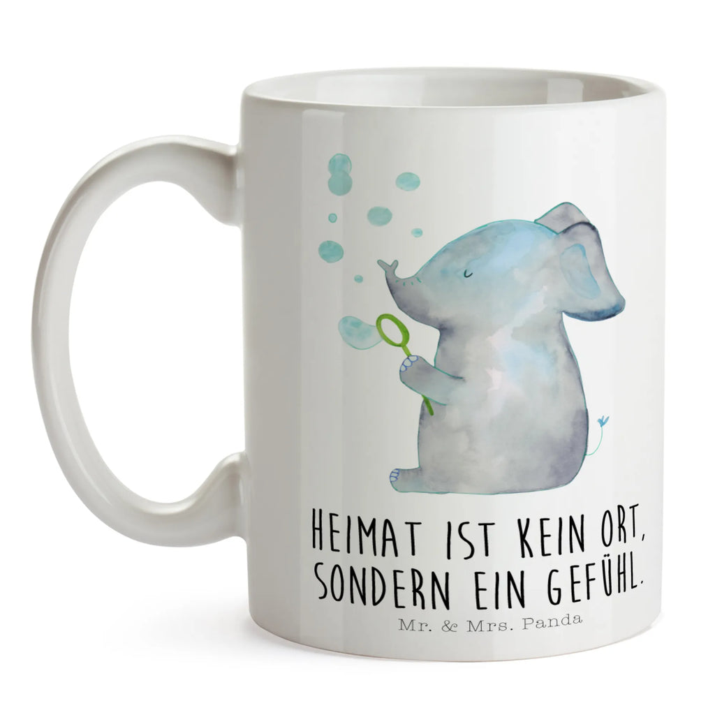 Tasse Elefant Seifenblasen Tasse mit Motiven, Geschenktasse, Porzellantasse, Kaffeetasse, Keramiktasse, Bürotasse, Tasse mit Zitaten, Teetasse, Tasse, Tiermotive, Gute Laune, lustige Sprüche, Tiere, Gefühl. Daheim, Liebesspruch, Dickhäuter, Liebe, Elefanten, Seifenblasen, Heimat, Liebesbeweis, Rüsseltier, Elefant