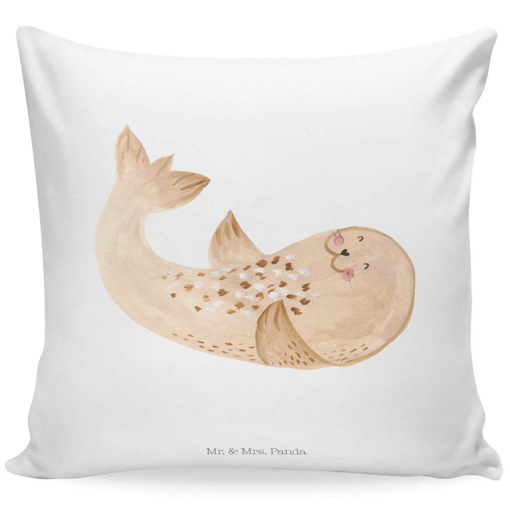 40x40 poduszka foka Leżeć Motywy zwierzęce, dobra energia, zabawne powiedzonka, zwierzęta