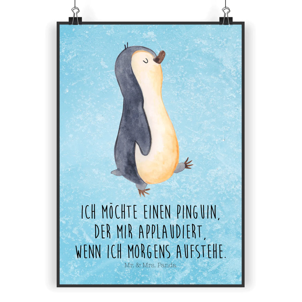 Poster Penguin march Wanddeko Bild, wanddeko, kunstdruck poster, Bild, wandkunst, Poster, grafikposter, kunst für die wand, Wandposter, Bild für Wand, Wandbild, Kunstdruck, wanddruck, Deko Bild, Wanddekoration, Mr. & Mrs. Panda Poster, drucke, kunstposter, Designposter, Wandschmuck, Posterdruck, Plakat, Pinguin, Schwester, Pinguine, Familie, Frühaufsteher, Bruder, Langschläfer
