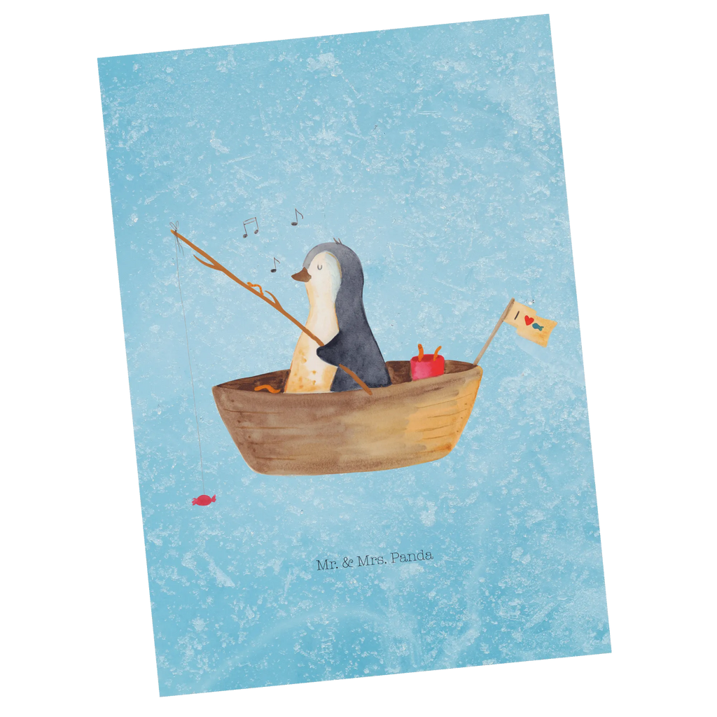Postkarte Pinguin Angelboot Ansichtskarten, Fotokarte, Designkarte, spruchkarte, bildkarte, Kunstkarten, Grußkarte, Motivkarte, Postkarten, einzelkarte, Ansichtskarte, kunstkarte, Postkarte, Pinguin, Angelboot, Neustart, Lebenslust, Geschenkidee Liebeskummer, Motivation, Pinguine, Angeln, Genießen, Trennung, Scheidung, Neuanfang, Boot, Leben