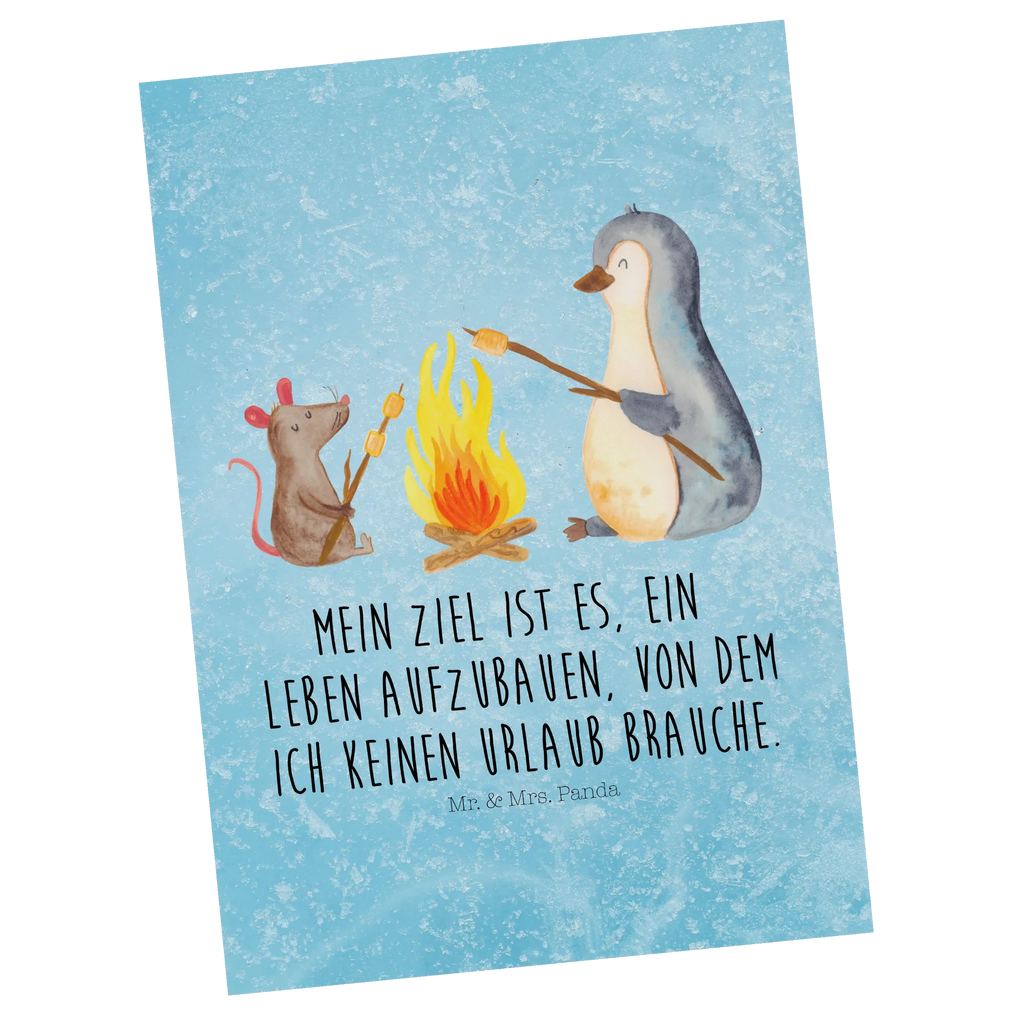 Postkarte Pinguin Lagerfeuer Ansichtskarte, Postkarten, bildkarte, Postkarte, Designkarte, spruchkarte, Kunstkarten, kunstkarte, Ansichtskarten, Grußkarte, Motivkarte, Fotokarte, einzelkarte, Pinguin, Pinguine, Feuer, Leben, Job, Maus, Lagerfeuer, Arbeit, Neustart, Grillen, Büro, Motivation, Marshmallows, Büroalltag, Lebensspruch, Lebensmotivation, Liebe