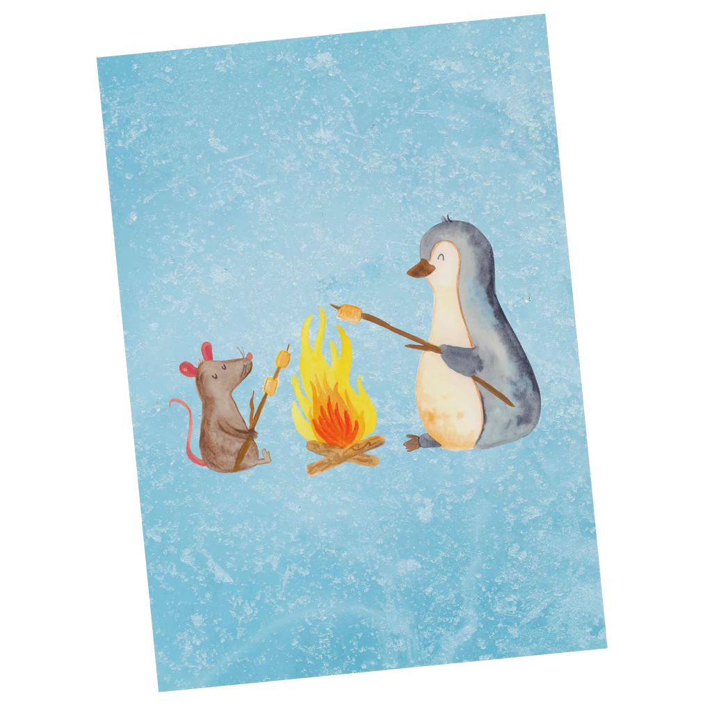 Postkarte Pinguin Lagerfeuer Ansichtskarte, Postkarten, bildkarte, Postkarte, Designkarte, spruchkarte, Kunstkarten, kunstkarte, Ansichtskarten, Grußkarte, Motivkarte, Fotokarte, einzelkarte, Pinguin, Pinguine, Feuer, Leben, Job, Maus, Lagerfeuer, Arbeit, Neustart, Grillen, Büro, Motivation, Marshmallows, Büroalltag, Lebensspruch, Lebensmotivation, Liebe