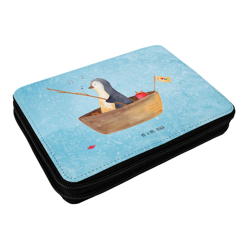 Leather folder Penguin fishing boat Federmäppchen, Büro Stifte Etui, Schule, Kind, Geschenk, Schüler, Motiv, Federmäppchen bedruckt, Grundschule, Stiftetasche, Einschulung, Federmappe Einschulung, Federmappe, Stifterolle, Kinder Federmappe, Schülerin, Bestückte Federmappe, Stifte Etui, Pinguin, Boot, Neuanfang, Angelboot, Motivation, Lebenslust, Trennung, Neustart, Pinguine, Geschenkidee Liebeskummer, Leben, genießen, Scheidung, Angeln