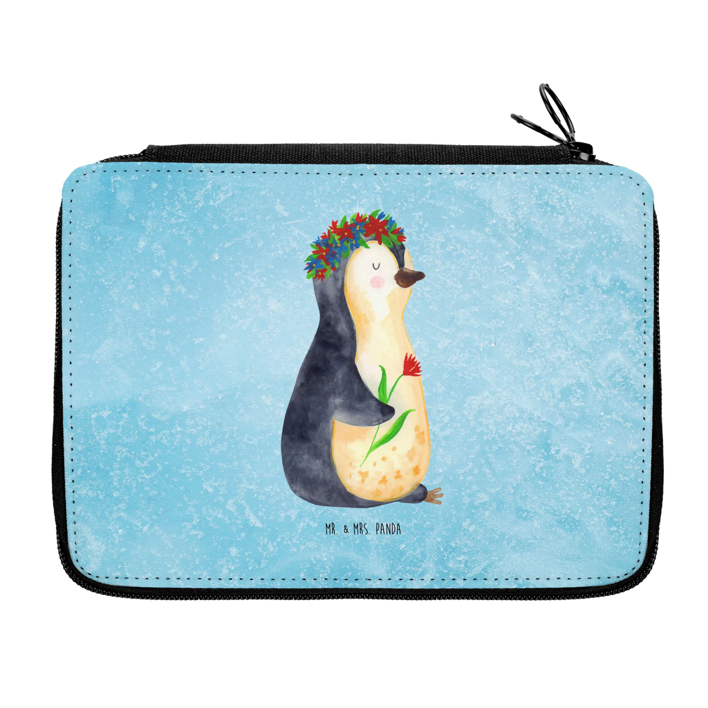 Federmappe Pinguin Blumen Federmäppchen bedruckt, Stifte Etui, Geschenk, Motiv, Stiftetasche, Stifterolle, Kind, Grundschule, Schüler, Federmappe Einschulung, Einschulung, Federmappe, Federmäppchen, Kinder Federmappe, Büro Stifte Etui, Bestückte Federmappe, Schülerin, Schule, Pinguin, Ziele, Universum, Geschenkidee, Lebensziele, Pinguine, Liebeskummer, Leben, Motivation, Lebenslust, Wünsche, Blumenkranz