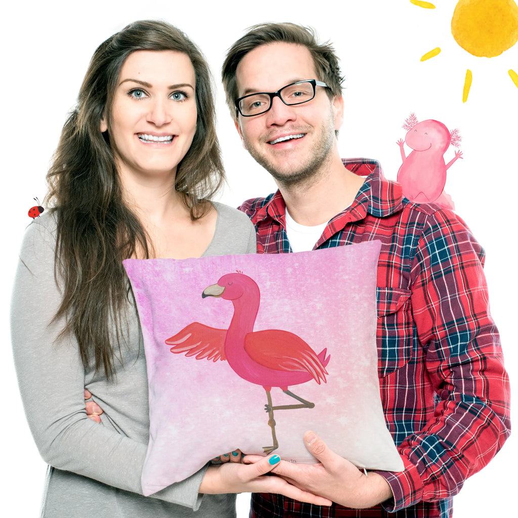 Cushion flamingo yoga Kopfkissen 40x40, Sofakissen 40x40, Zierkissen, Sofakissen, sitzkissen, Kissenhülle 40x40, Kissenhülle, Kissenbezüge, Dekokissen Sofa, sofakissen, Motivkissen, Kissenbezug 40x40, Couchkissen, Kissen 40x40 Waschbar, Kopfkissen, Dekokissen 40x40, Kissen, Dekokissen, Kissen 40x40, Flamingo, Aufregen, Entspannung, Yoga, Tiefenentspannung, Achtsamkeit, Yoga-Übung, Vogel, Ärger, Namaste