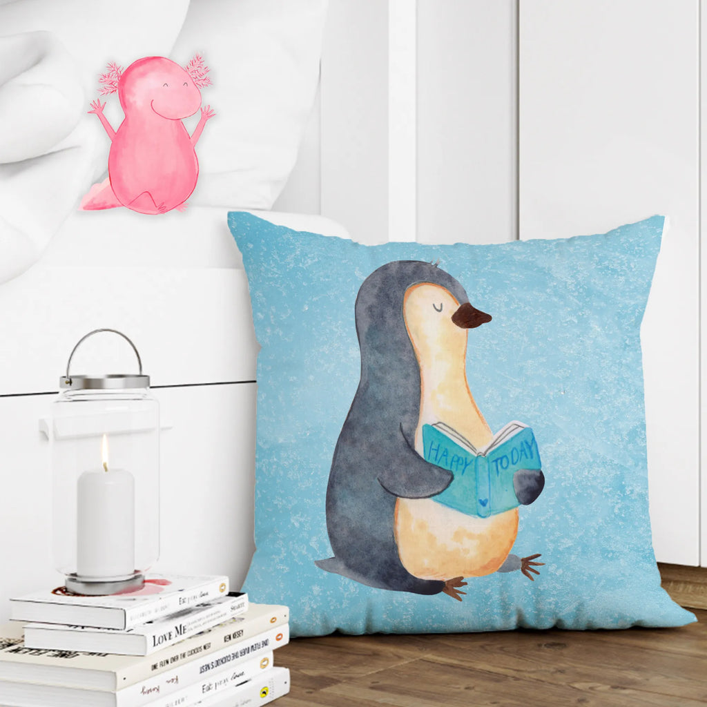 Cushion Penguin A book sofakissen, Kopfkissen 40x40, Sofakissen, Kissen 40x40 Waschbar, Kissenhülle 40x40, Kissen 40x40, Couchkissen, Dekokissen Sofa, Kopfkissen, Kissenbezüge, sitzkissen, Dekokissen 40x40, Zierkissen, Sofakissen 40x40, Kissenbezug 40x40, Motivkissen, Dekokissen, Kissenhülle, Kissen, Pinguin, Pinguine, Freizeit, Bücherwurm, Lesen, Faulenzen, Nichtstun, Ferien, Buch, Urlaub