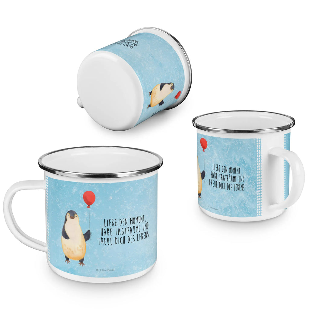 Kempingowy kubek emaliowany pingwin balon reisetasse, Kaffeebecher, Teebecher, Tasse, wandertasse, Metalltasse, Campingtasse, blechbecher, Tasse Emaille, wanderbecher, Teetasse, Emaille Becher, Reisebecher, Becher, Emailletasse, Emaille Tasse, Pott, metallbecher, emaillebecher, becher emaille, Campingbecher, Kaffeetasse, Blechtasse, Trinkbecher, Pinguin, Geschenkidee, Beste Freundin, Liebe, Lebenslust, Luftballon, Tagträume, Neustart, Geschenk Freundin, Neues Leben, Motivation, Glück, Pinguine