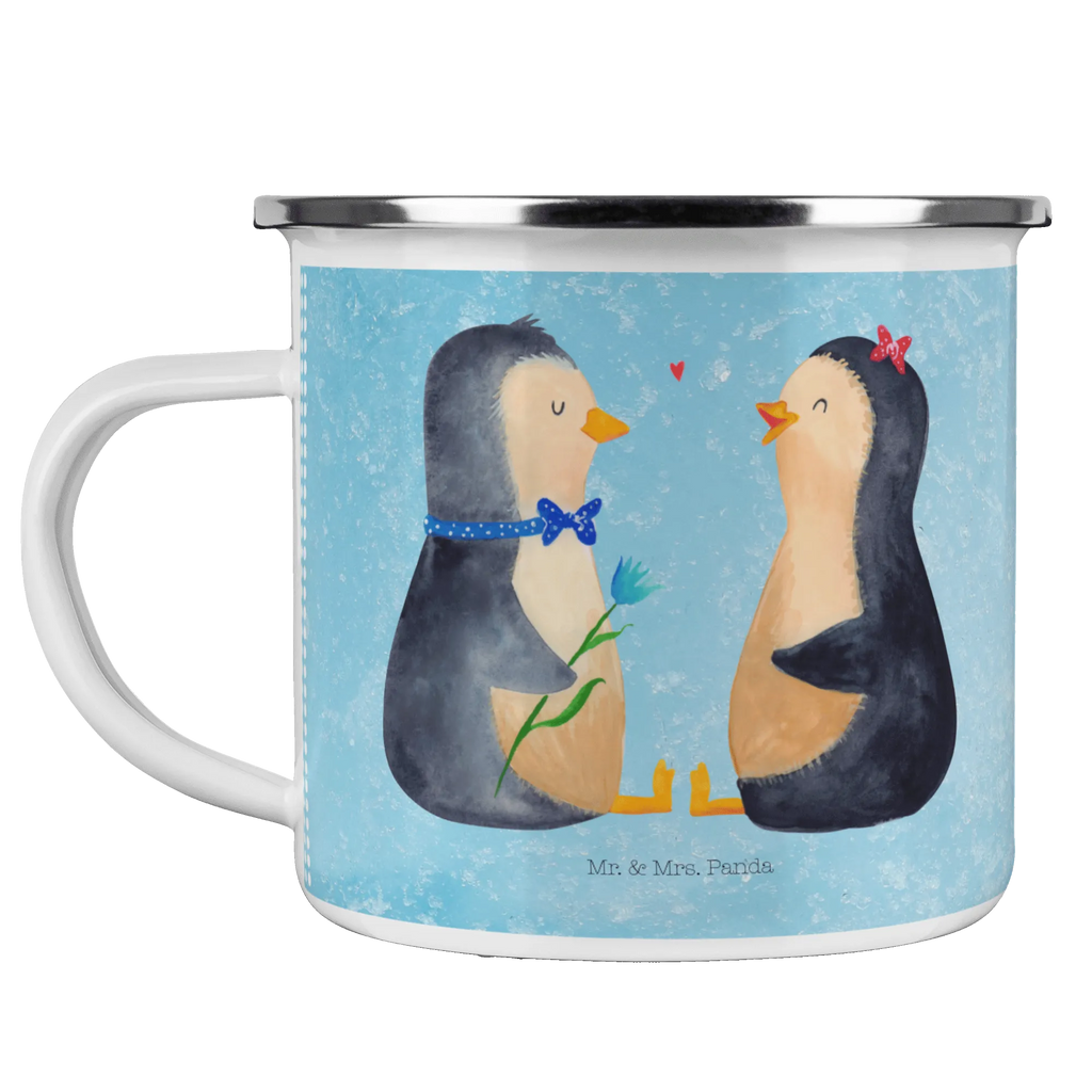 Enamel camping mug Penguin pair Emailletasse, becher emaille, blechbecher, Metalltasse, Campingbecher, Teetasse, Emaille Becher, Campingtasse, Pott, Teebecher, metallbecher, wanderbecher, Kaffeetasse, reisetasse, wandertasse, emaillebecher, Tasse Emaille, Kaffeebecher, Blechtasse, Trinkbecher, Reisebecher, Emaille Tasse, Tasse, Becher, Pinguin, Große Liebe, Hochzeitsgeschenk, Hochzeit, Jahrestag, Liebesgeschenk, Liebesbeweis, Liebespaar, Pinguine, Traumpaar, Liebe, Hochzeitstag, Verlobung