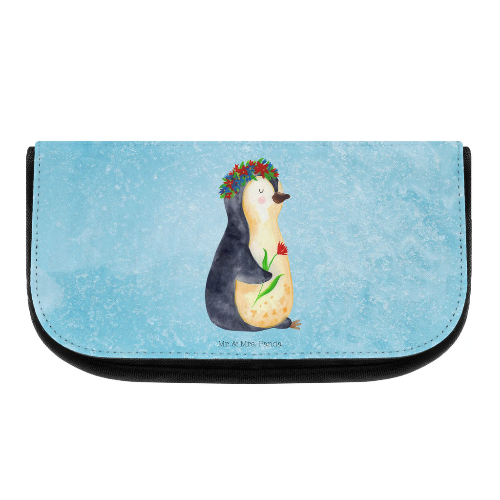 Cosmetics bag Penguin Flower utensilientasche, Schminktasche, Toilettentasche, Schminkbeutel, Kosmetiktasche, Make-Up Bag, beauty tasche, Kulturbeutel, Reisenecessaires, Waschtasche, beauty case, kosmetik beutel, reiseschminktasche, Waschbeutel, Kulturtasche, Organizer Tasche, reise kosmetiktasche, toilettenbeutel, Necessaire, kosmetiktäschchen, kulturtäschchen, zubehörtasche, Beautybag, bad tasche, Beauty Bag, kleines Täschchen, Schminktäschchen, hygiene tasche, Pinguin, Pinguine, Motivation, Lebensziele, Leben, Geschenkidee, Liebeskummer, Ziele, Blumenkranz, Lebenslust, Universum, Wünsche