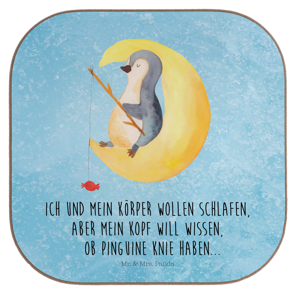 Quadratische Untersetzer Pinguin Mond Untersetzer aus Holz, Holzuntersetzer, Untersetzer Design, Untersetzer für Gläser, Tassen Untersetzer, Bierdeckel, Untersetzer, Korkuntersetzer, Untersetzer Gläser, Untersetzer Holz, Getränkeuntersetzer, Glasuntersetzer, Pinguin, Gästezimmer, Schlafstörungen, Einschlafen, Spruch, Schlafzimmer, schlafen, Nachtruhe, Pinguine