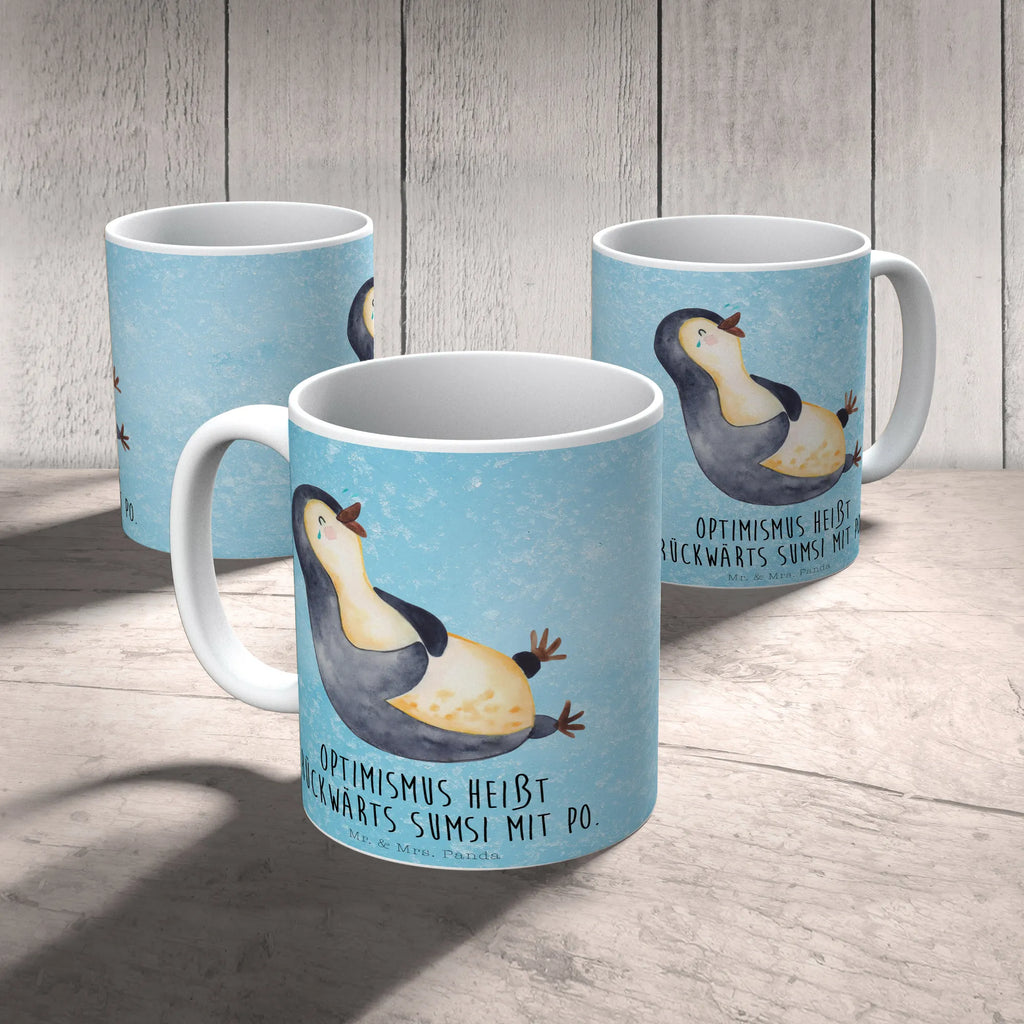 Mug Penguin Laugh Kaffeetasse, Keramiktasse, Porzellantasse, Tasse mit Zitaten, Tasse mit Motiven, Bürotasse, Tasse, Teetasse, Geschenktasse, Pinguin, lustiger Spruch, Optimismus, Humor, Fröhlichkeit, Fröhlich, Pinguine, Lachen