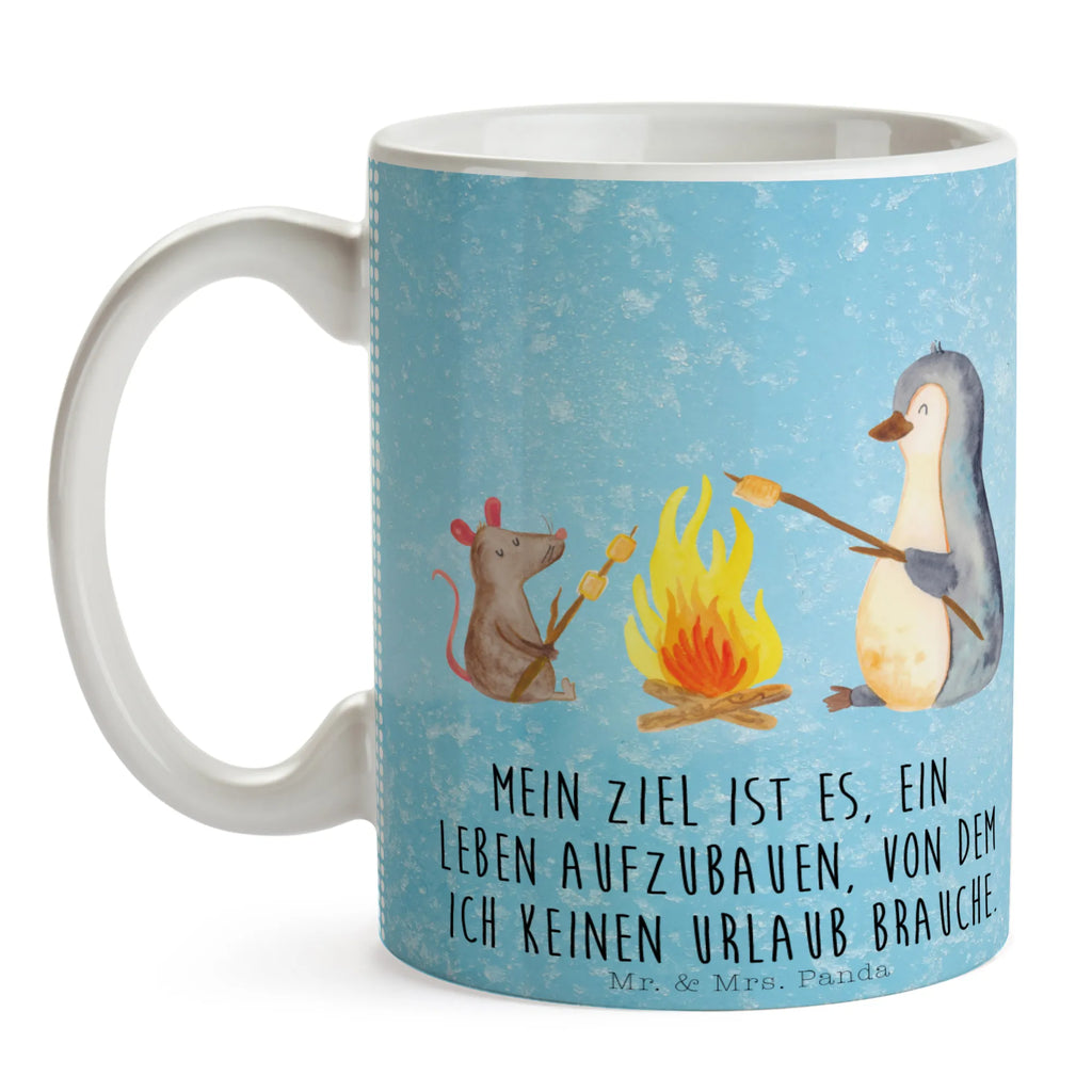 Mug Penguin campfire tea mug, mug, novelty mug, custom mug, mug with designs, coffee mug, ceramic mug, mug with quotes, gift mug, porcelain mug, latte mug, personalized mug, office mug, Penguin, North Pole, Winter, Penguins, mouse, marshmallows, office, life, life motto, campfire, barbecue, love, penguins, work, life motivation, everyday office life, job, new start, fire, motivation