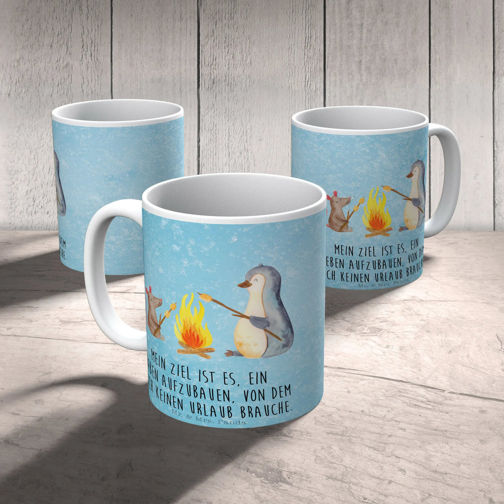 Mug Penguin campfire tea mug, mug, novelty mug, custom mug, mug with designs, coffee mug, ceramic mug, mug with quotes, gift mug, porcelain mug, latte mug, personalized mug, office mug, Penguin, North Pole, Winter, Penguins, mouse, marshmallows, office, life, life motto, campfire, barbecue, love, penguins, work, life motivation, everyday office life, job, new start, fire, motivation