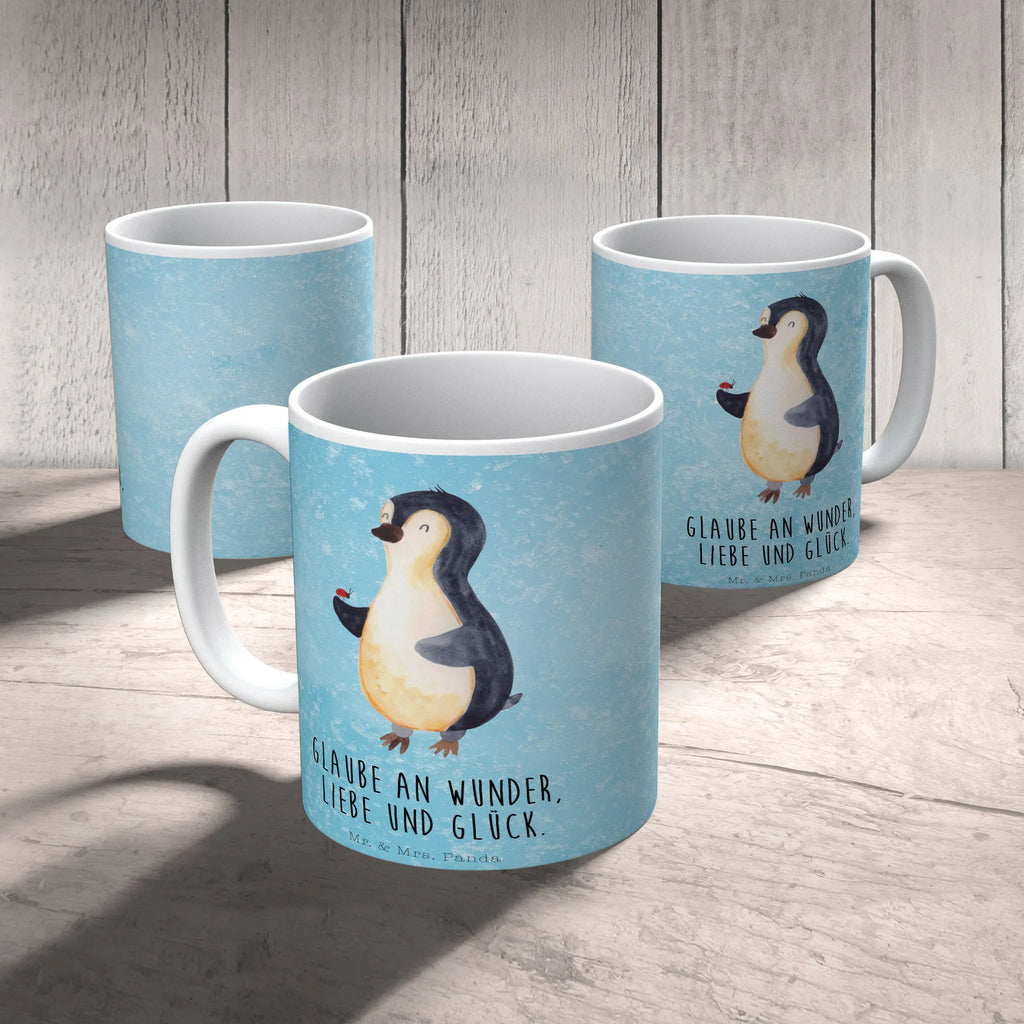Mug Penguin ladybug personalized mug, mug with quotes, ceramic mug, mug, porcelain mug, coffee mug, novelty mug, latte mug, office mug, mug with designs, tea mug, custom mug, gift mug, Penguin, North Pole, Winter, Penguins, happiness, joy, ladybird, joy of life, penguins, love, wonder