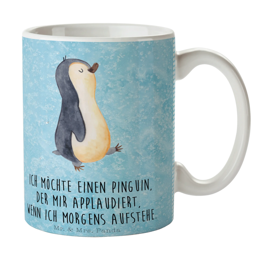Mug Penguin march Geschenktasse, Tasse, Tasse mit Motiven, Teetasse, Tasse mit Zitaten, Porzellantasse, Keramiktasse, Kaffeetasse, Bürotasse, Pinguin, Langschläfer, Schwester, Familie, Frühaufsteher, Pinguine, Bruder