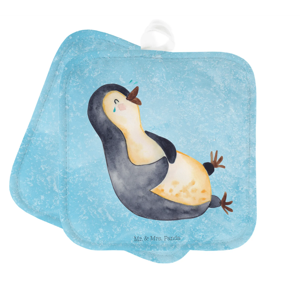 2er Set Topflappen  Pinguin Lachen Topfuntersetzer, Ofenhandschuh, Topflappenset, Topflappen mit Spruch, Schöne Topflappen, Topfhandschuh, Ofenhandschuhe, Topflappen Set, Topflappen, Topfhandschuhe, Topflappen 2er Set, Topflappen lustig, Pinguin, Optimismus, Lachen, Fröhlichkeit, Pinguine, Fröhlich, Humor, lustiger Spruch