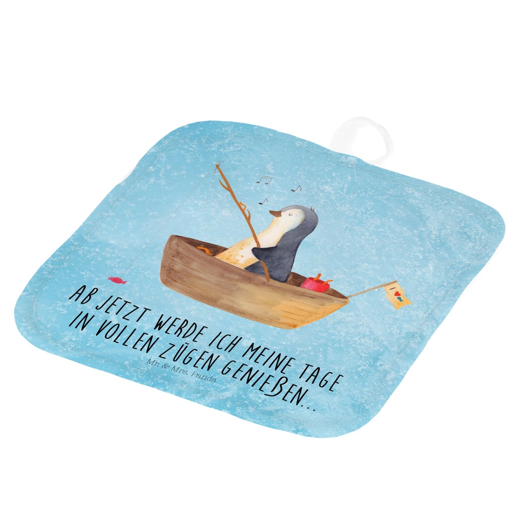 2er Set Topflappen  Pinguin Angelboot Topflappen Set, Topfhandschuhe, Topflappenset, topfhalter, Topflappen, 2er Set Topflappen, Topflappen 2er Set, Topfuntersetzer, Pinguin, Neuanfang, Pinguine, Geschenkidee Liebeskummer, Leben, Angeln, Genießen, Angelboot, Trennung, Lebenslust, Neustart, Scheidung, Motivation, Boot