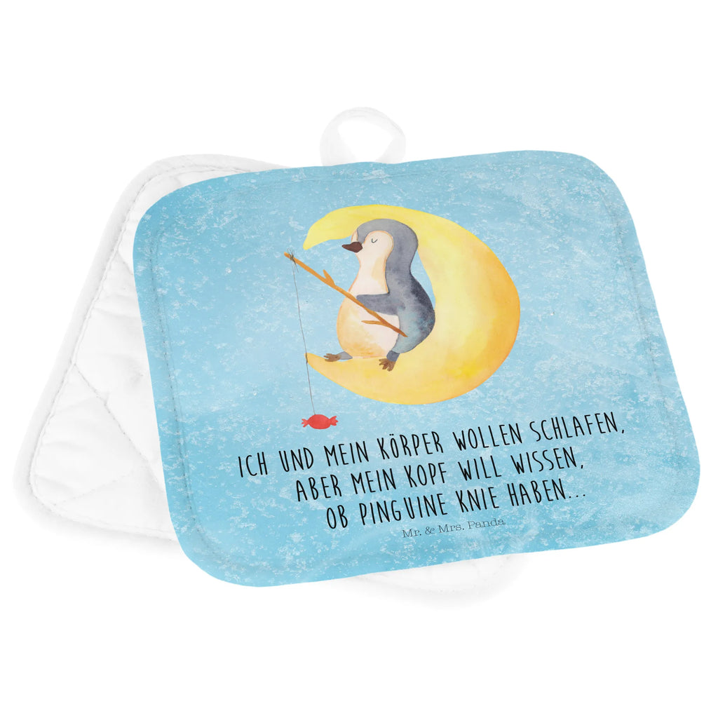 2er Set Topflappen  Pinguin Mond topfhalter, 2er Set Topflappen, Topfuntersetzer, Topflappenset, Topflappen, Topflappen 2er Set, Topflappen Set, Topfhandschuhe, Pinguin, Schlafstörungen, Spruch, Schlafzimmer, Einschlafen, schlafen, Pinguine, Gästezimmer, Nachtruhe