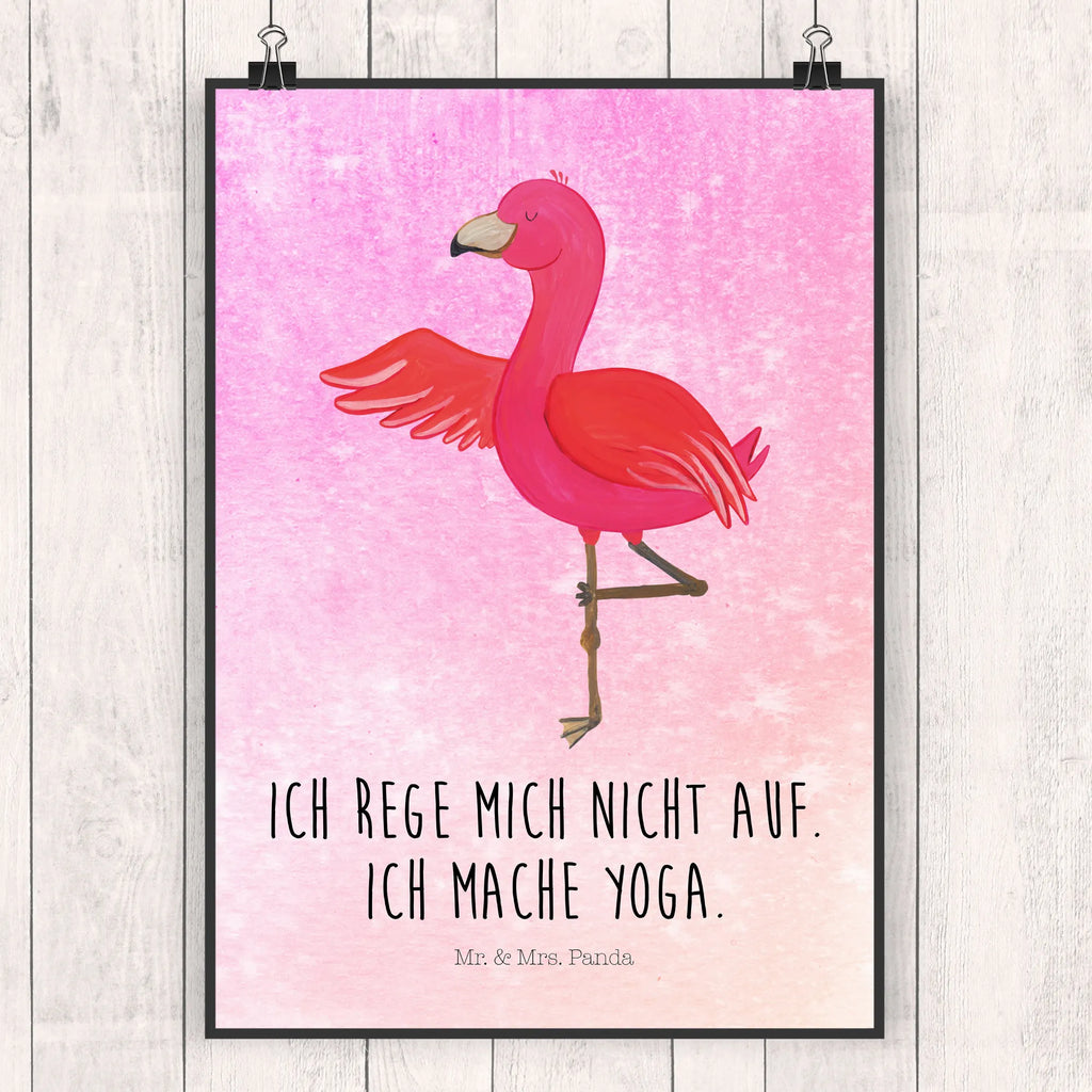Plakat Flamingo joga wanddeko, Bild für Wand, drucke, grafikposter, Wanddekoration, Wandposter, Designposter, Wandschmuck, Mr. & Mrs. Panda Poster, Posterdruck, kunstposter, Wanddeko Bild, kunst für die wand, Deko Bild, Wandbild, wandkunst, wanddruck, Bild, kunstdruck poster, Plakat, Poster, Kunstdruck, Flamingo, Yoga, Ärger, Namaste, Achtsamkeit, Tiefenentspannung, Aufregen, Entspannung, Yoga-Übung, Vogel