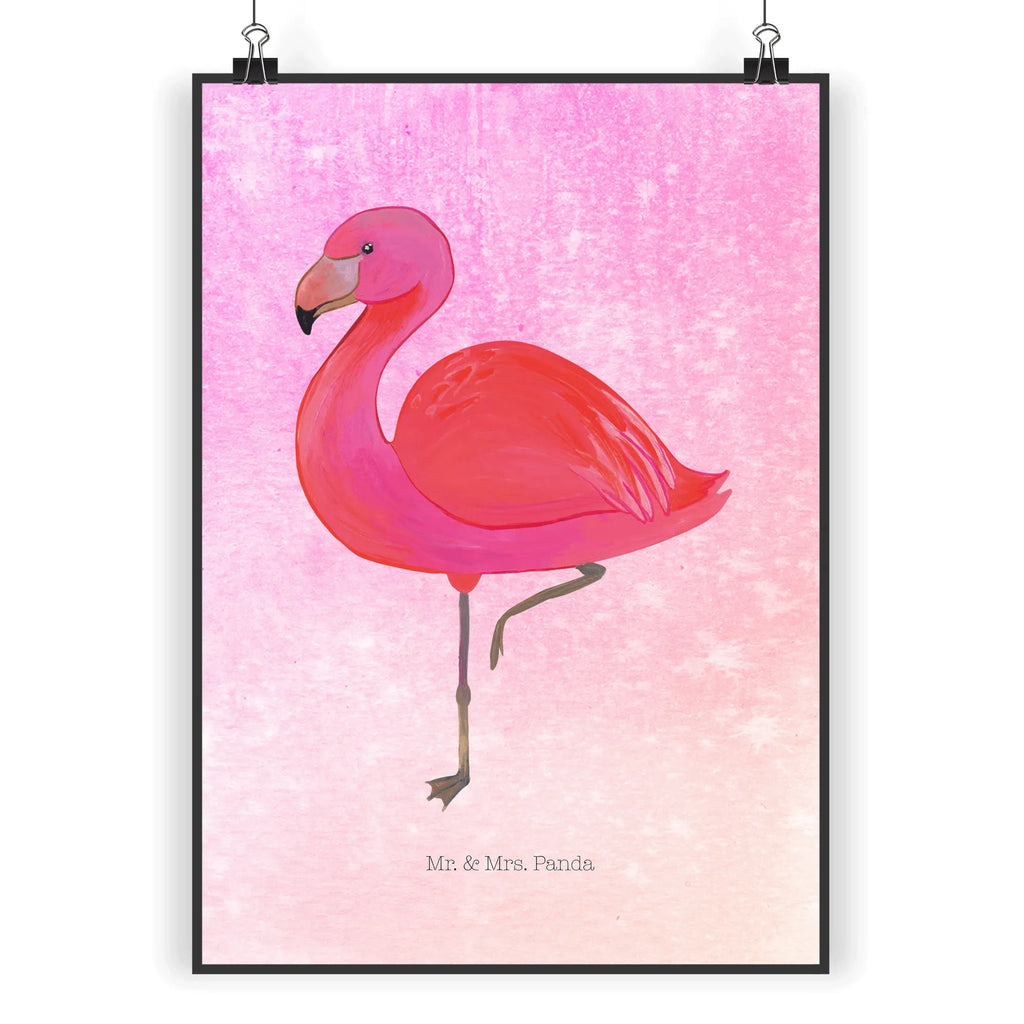 Poster Flamingo Classic Wanddekoration, Mr. & Mrs. Panda Poster, Handgemaltes Poster, Poster, Wandposter, Küchenposter, Posterdruck, Bild, Kunstdruck, Designposter, Wanddeko, Raumdekoration, Kinderposter, Wanddeko Bild, Flamingo, Freundinnen, Einzigartig, Freundin, Außenseiter, Tochter, Selbstliebe, ich, Sohn, Stolz, Spruch, Geschwister, für mich