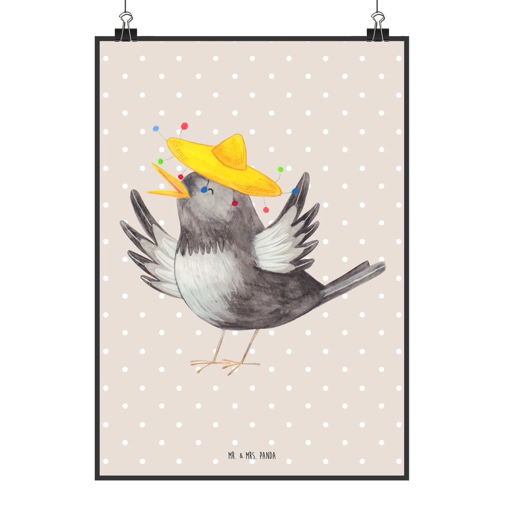 Plakat kruk Sombrero Bild, Poster, Wandschmuck, Wandbild, Design Poster, Wanddeko Bild, wanddruck, Deko Poster, Plakat, grafikposter, kunstdruck poster, Wandposter, kunstposter, wanddeko, wandkunst, Designposter, Panda Poster, Wanddekoration, Posterdruck, Mr. & Mrs. Panda Poster, typografie poster, Kunstdruck, drucke, Deko Bild, Tiermotive, Gute Laune, Lustige Sprüche, Tiere, Motivation, Froh, glücklich sein, Vögel, Glück Spruch, Elster, Spruch Positiv, Fröhlich sein, Rabe, Vogel