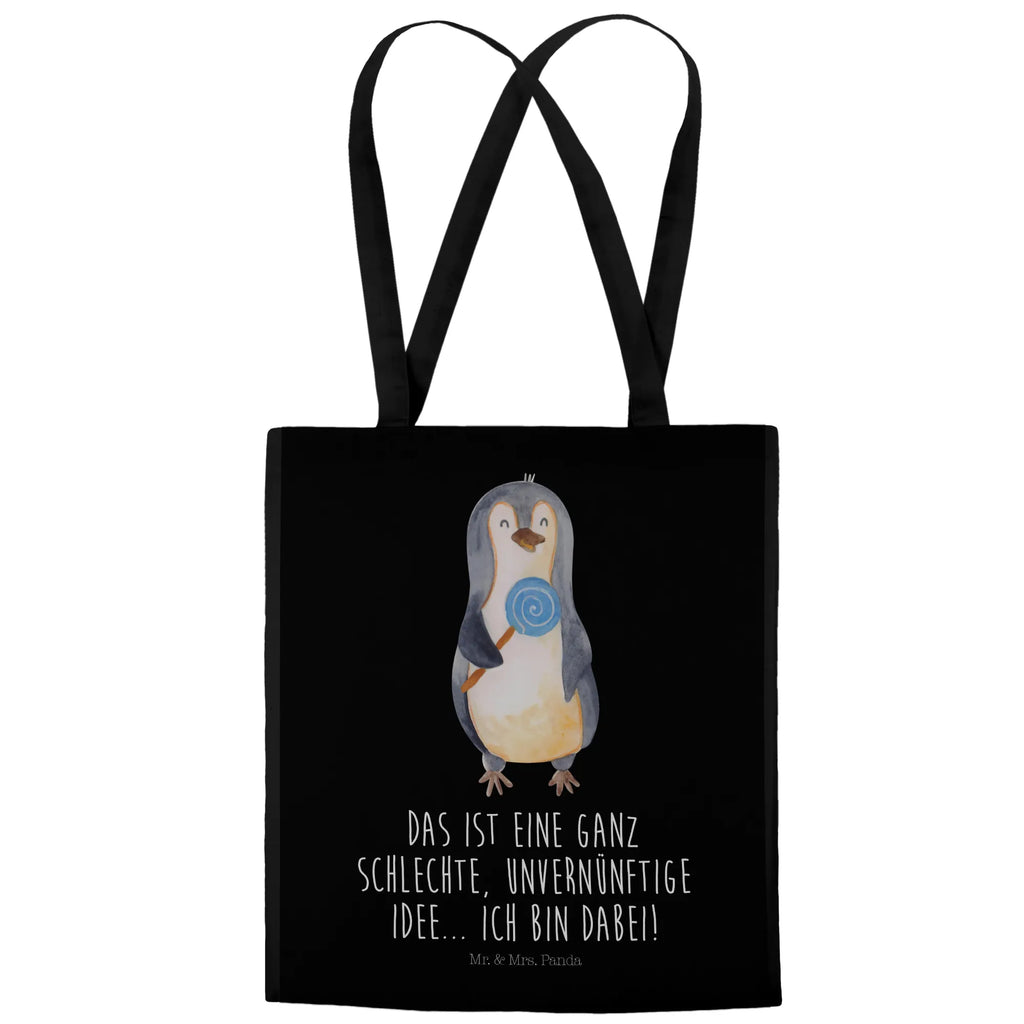 Tragetasche Pinguin Lolli Badetasche, Umhängetasche, Stofftasche, Tasche, Jutebeutel, Beutel, Stoffbeutel, Laptoptasche, Einkaufstüte, Einkaufstasche, Beuteltasche, Jutetasche, Shopper, Strandtasche, Tragetasche, Schultertasche, Pinguin, Rabauke, Spruch, Lolli, Pinguine, Ganove, Süßigkeiten, Blödsinn, Gauner, Rebell