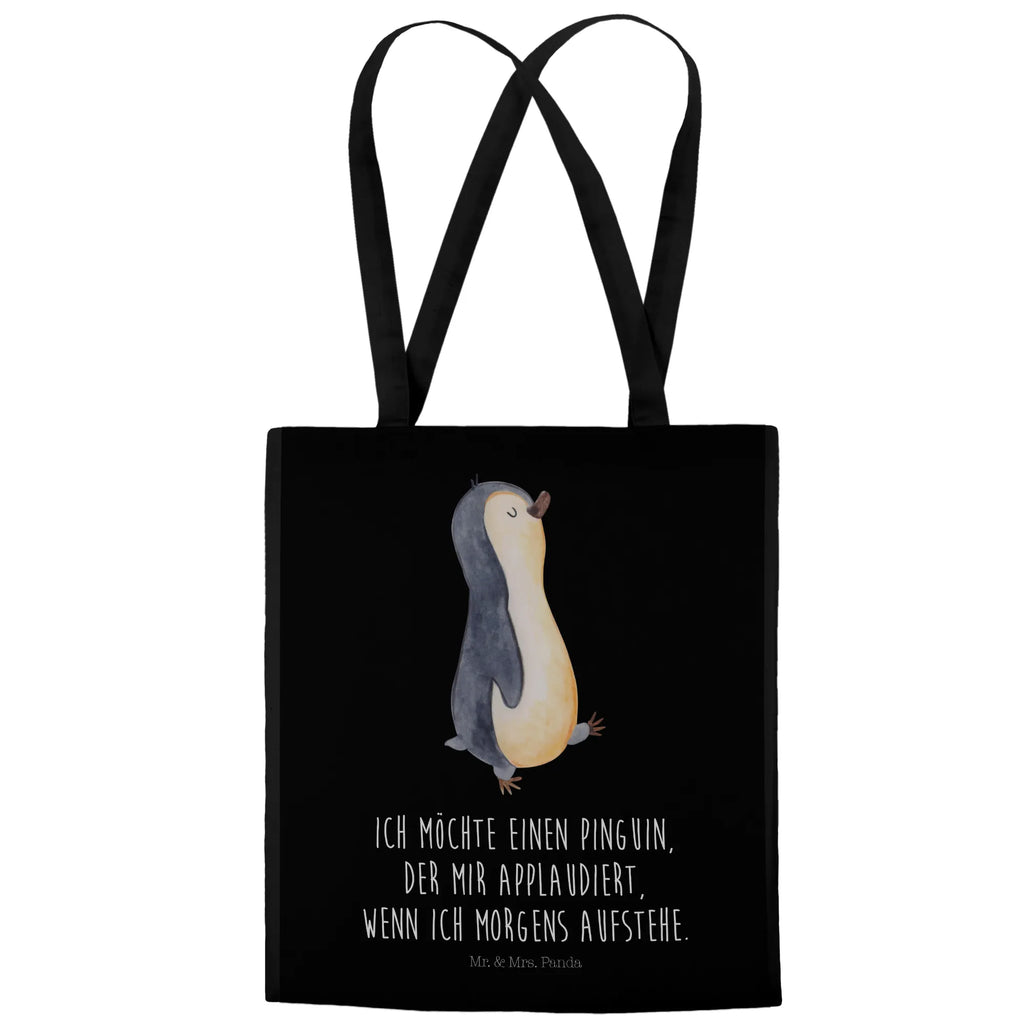 Tote bag Penguin march Jutebeutel, Einkaufstüte, Einkaufstasche, Tragetasche, Beutel, Strandtasche, Stofftasche, Badetasche, Beuteltasche, Schultertasche, Jutetasche, Laptoptasche, Tasche, Stoffbeutel, Shopper, Umhängetasche, Pinguin, Schwester, Familie, Bruder, Pinguine, Frühaufsteher, Langschläfer