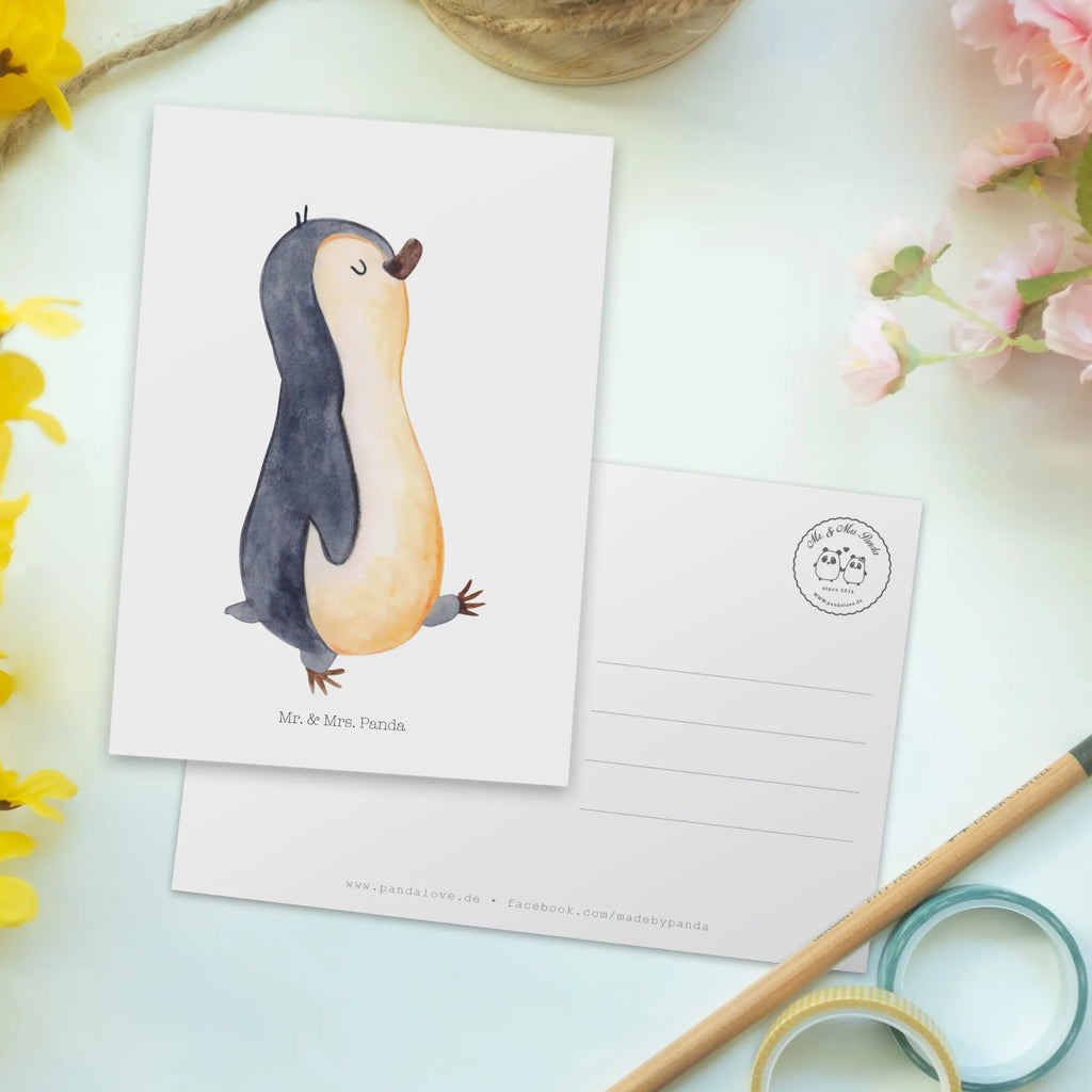 Postkarte Pinguin marschieren bildkarte, Postkarten, Motivkarte, Ansichtskarte, Kunstkarten, einzelkarte, Fotokarte, Designkarte, Grußkarte, spruchkarte, Ansichtskarten, kunstkarte, Postkarte, Pinguin, Familie, Pinguine, Schwester, Langschläfer, Bruder, Frühaufsteher
