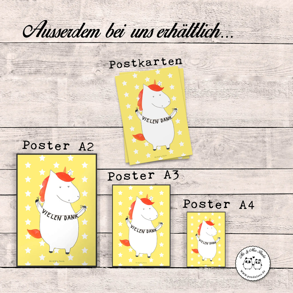 Poster unicorn Thank you very much unicorn, unicorns, thank you gift, Thank you present, thanks, thanksgiving, thank you